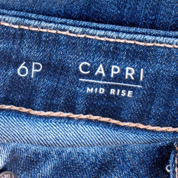 Simply Vera Vera Wang Capri Mid Rise Tag Sz 6P - Picture 5 of 7